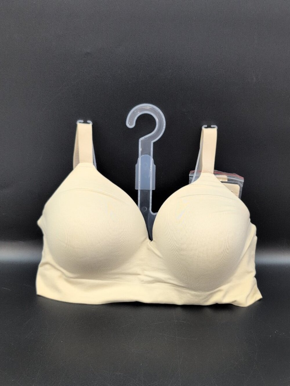 Truekind Supportive Comfort Wireless Shaping Bra With Extender Beige XL NWT